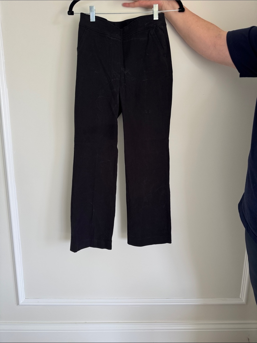 SPANX Women’s Black Straight-Leg Dress Pants - Picture 1 of 2